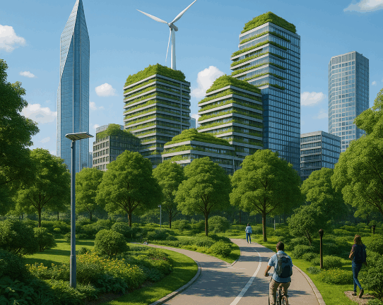 Die Stadt von morgen: Smart, grün und lebenswert